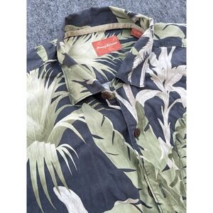 TOMMY BAHAMA Men's‎ 100% Silk Shirt ~ Comfy - XL/TG- Island Wear - Tropical